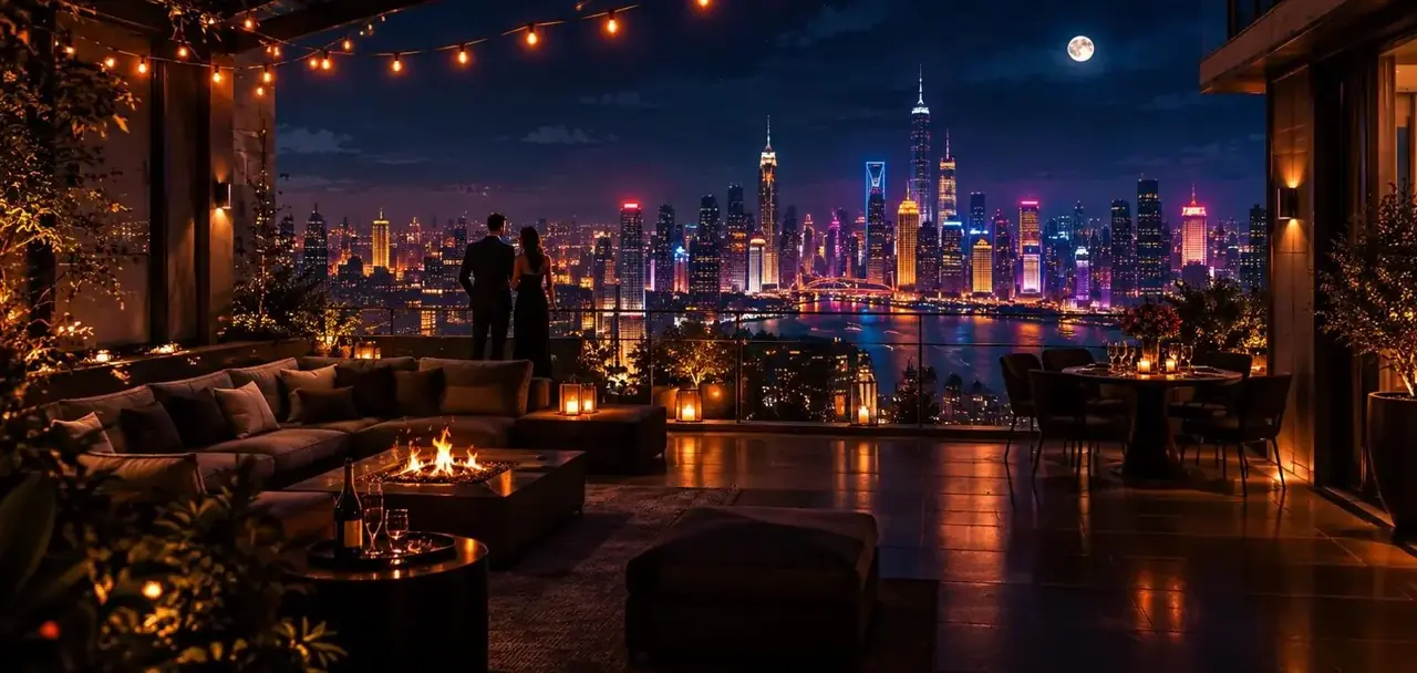 华灯初上,夫人又逃了 - 全网热播甜宠 华灯初上,夫人又逃了 短剧主视觉海报